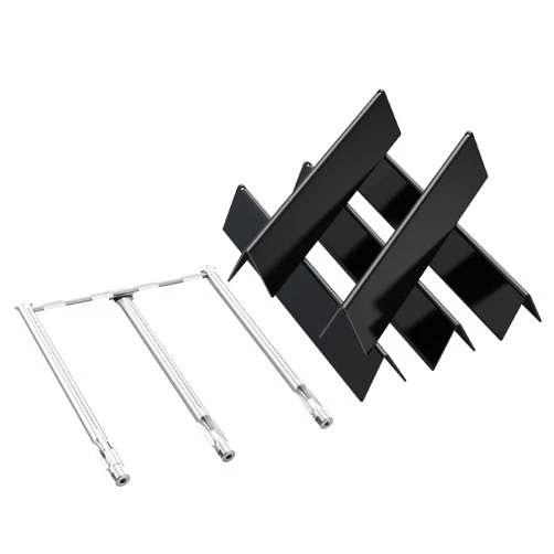 X Home Grill Replacement Parts for Weber Spirit & Spirit II 300 Series, Spirit E/S 310 (Front-Mounted Control), Porcelain-enameled 7636 Flavorizer Bars and Stainless Steel 69787 Burner Tubes Set