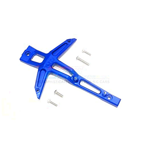 GPM for Traxxas 1/10 Maxx 4WD Monster Truck Upgrade Parts Aluminum Front Chassis Brace - 1Pc Set Blue