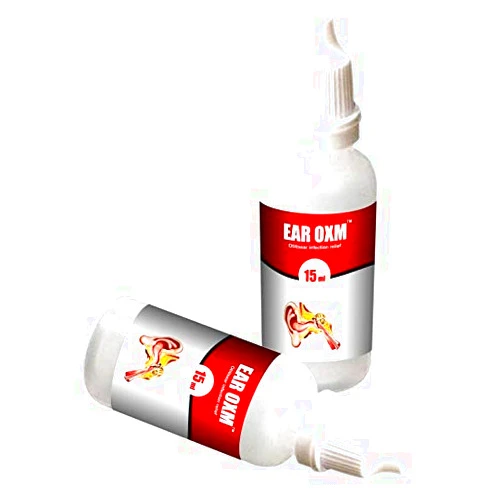 Vitalee Nanomed Ear OXM- Natural Ear Aches & Infection Drops (1 Bottle,15 ml)