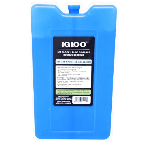 Igloo Ice Blocks, Reusable Ice Packs for Coolers, Long Lasting Cold Freezer Packs, Cold Packs for Coolers, Lunch Bags, Lunch Boxes, Camping, Fishing, Road Trips