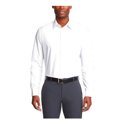 Van Heusen Men's Dress Shirt Regular Fit Poplin Solid