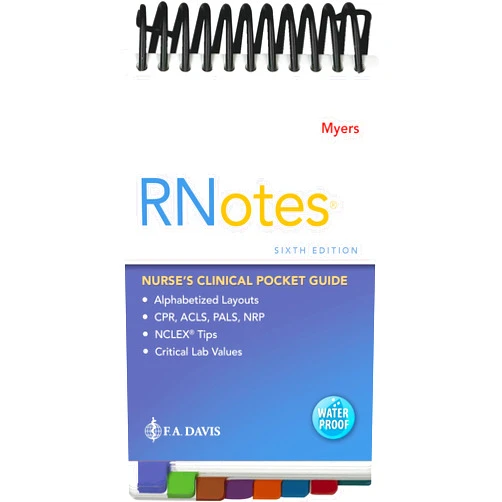 By Ehren Myers RN BSN (Author) RNotes®: Nurse's Clinical Pocket Guide