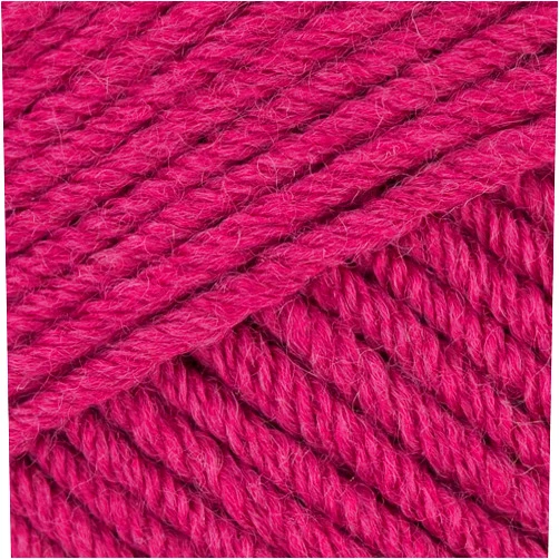 Debbie Bliss Baby Cashmerino Yarn 1.76oz (50g), 137 Yards (125m) - Fuchsia Sport Weight for Crochet or Knitting - Mashine Washable Wool, Acrylic, Cashmere Blend - Lightweight, Soft for Baby