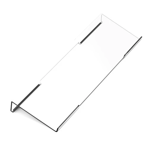 Laborio Acrylic Computer Keyboard Stand for Desktop (Clear), Ergonomic Keyboard Tilted Elevated Rack Key Board Tray Holder Riser Stand for Office Home Desk Work Supplies