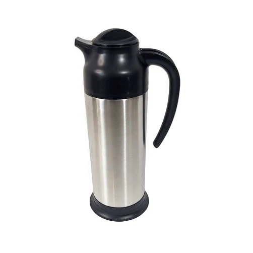 Update International (SV-70) 24 Oz Black and Stainless Cream Server,Clear