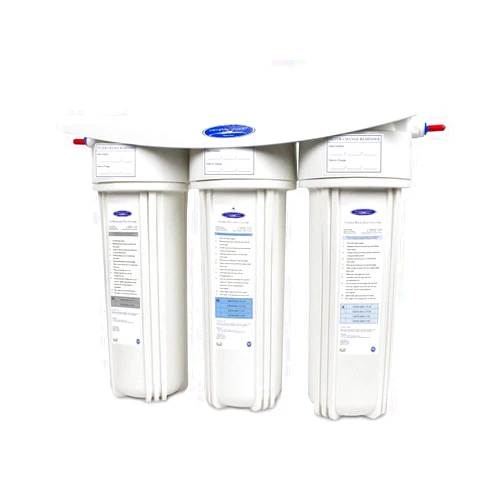 Crystal Quest Voyager Triple Inline Water Filter System (with Wall Mount) | Filters 30,000 gallons Multistage Ultimate | Crystal Quest