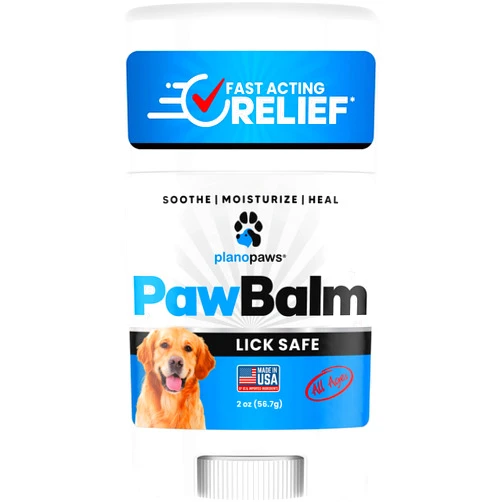 Planopaws Lick Safe Dog Paw Pad Balm 2 Oz - Dog Nose Balm for Dry Nose - Safe Effective Paw Balm for Dogs to Fix Dry Cracked Paws - Dog Paw Protector from Heat, Sand, Snow - Easy to Use Paw Soother for Dogs