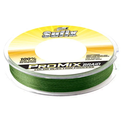 Sufix ProMix Braid 30 lb Low-Vis Green - 300 Yds