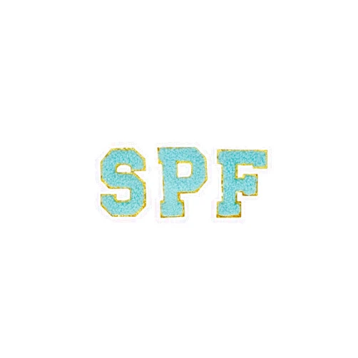 FEIDICK 2.16” Blue Chenille Letter Patches, Self Adhesive Letters Patches for Clothing Makeup Bags Travel Bags Hats Backpacks Shoes Craft Laptop Phonecase (SPF)