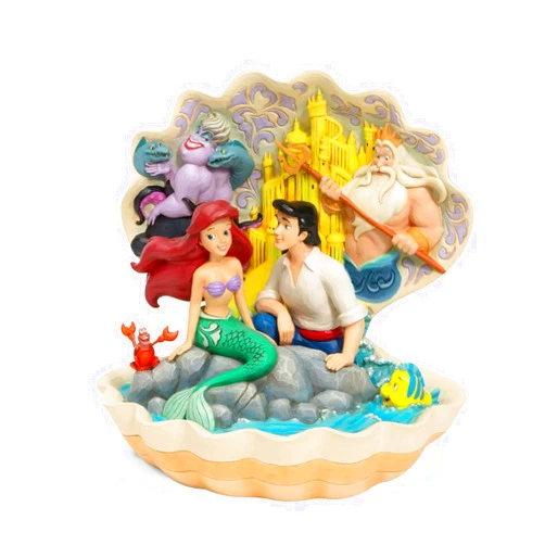 Enesco Jim Shore Disney Little Mermaid Seashell Diorama Standard