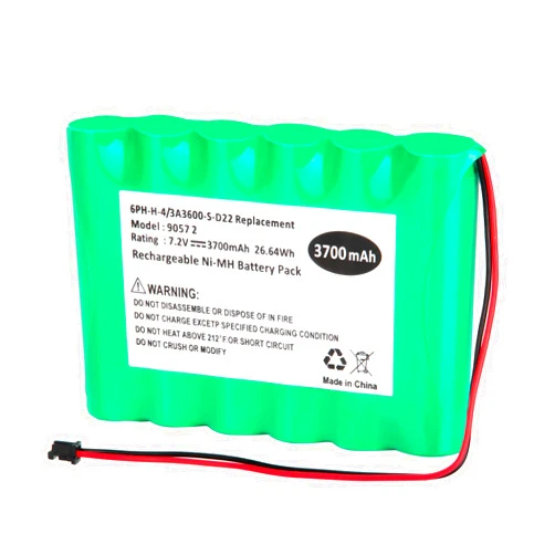 Fanhua 6PH-H-4/3A3600-S-D22 7.2v 3700mAh Replacement Battery for DSC IMPASSA SCW9057 SCW9055 ADT SCW9057G-433 Wireless Security System Ni-MH Battery