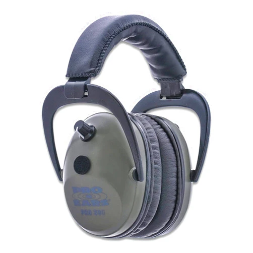 Pro Ears PT300G Pro Tac 300, Noise Reduction Rating 26DB, Green, Adult