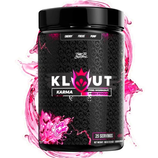 Generic Karma preworkout: Moderate Stimulant Pre-Workout - Ignite Your Workouts with Energy, Focus, and Performance - L-Tyrosine, Alpha GPC, Theacrine, CognatiQ, and Beta-Alanine (25 Servings, Juicy Burst)