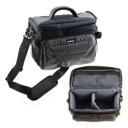 Navitech Grey Shoulder Camera Bag Compatible with Aabeloy 2.7K Video Camera