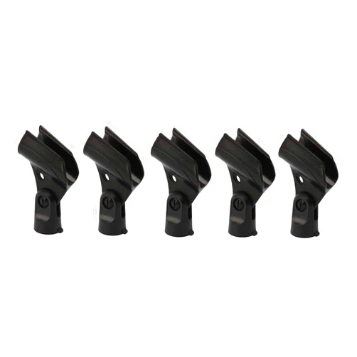 Bolymic 5 PCS Handheld Microphone Stand Mic Clip Holder Fits SHURE A25D SM48,SM58,SM57, Beta58/Beta58A sm48 Beta57 microphone