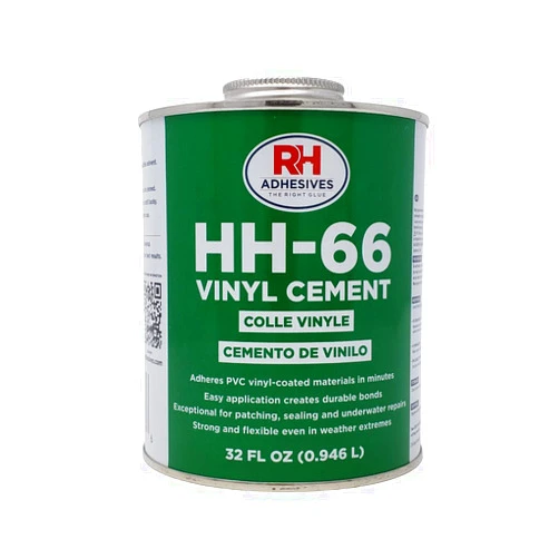 RH Adhesives HH-66 Vinyl Cement, 32 oz. can - RH Adhesives