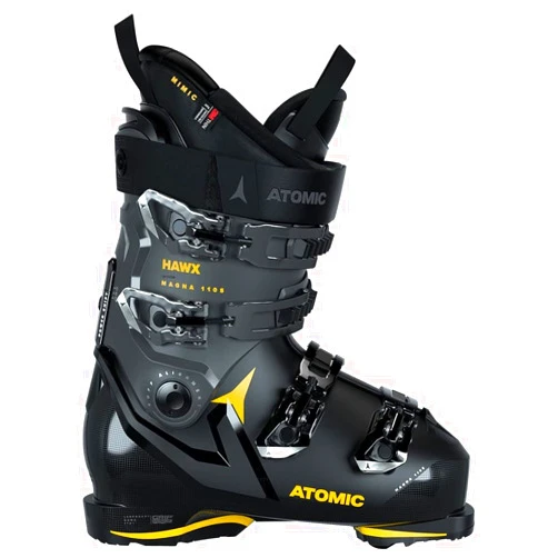 Atomic HAWX Magna 110 S GW Ski Boot Mens Black/Anthracite/Saffron 31.5