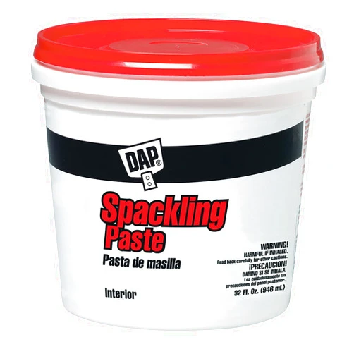 DAP 10204 Spackling Paste Rtu Qt Raw Building Material, 32 Fl Oz (Pack of 1), White