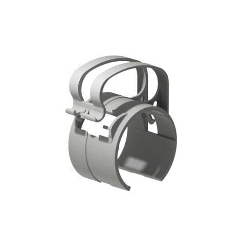 Global Truss Cable Management Clip with Rubber Ring (Pack of 4) (Silver)