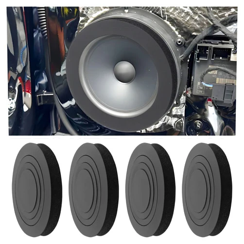 CXCCOI 4PCS 3in1 Car Speakers Foam with Self Adhesive,Multi-Size 6