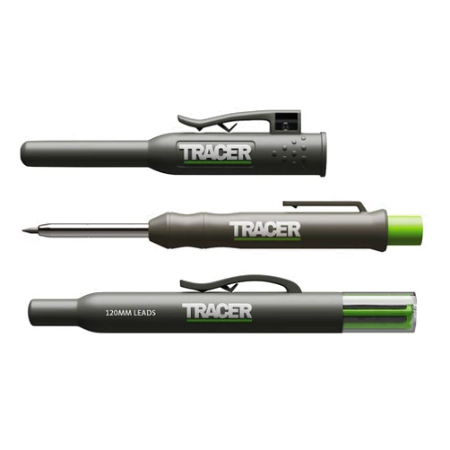 Tracer Deep Pencil Marker - Replacement Lead (6 Pack) - Site Holsters - All In One Marking Kit - Built For Construction