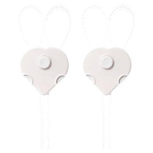 Dreambaby Flexi Lock - Cabinet & Drawer Handle Locks - Cabinet Safety Straps - with Multi-Touch Release System - White - 2 Count (Pack of 1) - Model L185