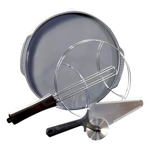 Nuwave Oven Pizza Kit with Pizza Liner, Pizza Flipper & Dual Pizza Cutter/Server