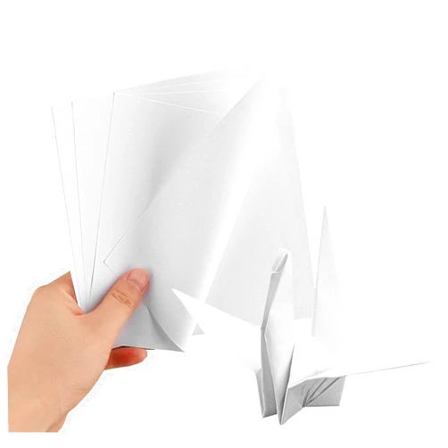 Dedoot Paper Sheets for Carfting, Dedoot 200 Sheet Origami Paper White, 6x6 Inch Square Folding Paper for Painting and Crafts Projects