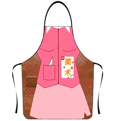 Jurzely Sun Yue's Fun Apron, Creative Apron, Couple Apron, Sleeveless Apron, Polyester Fabric (13)