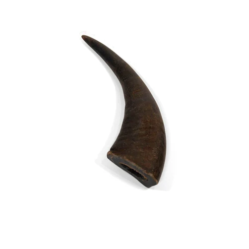 Little Loyals 100% Natural Water Buffalo Horn |Dog Chew Toy |Long Lasting Treat |Fully Digestible |Gluten Free |Grain Free |Free Range| Grass Fed| for Aggressive Chewers |Dental Care | Large