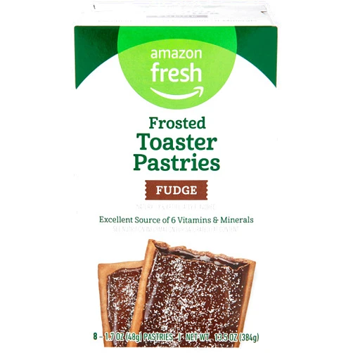 Amazon Fresh, Frosted Fudge Toaster Pastries, 8 Count