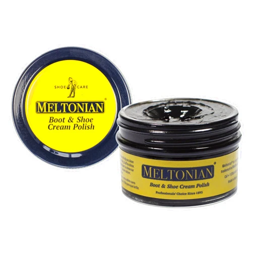 Meltonian Cream | High Quality Shoe Polish for Leather | Boot, Purse, Furniture Wax | Leather Conditioner | 1.7 OZ Jar