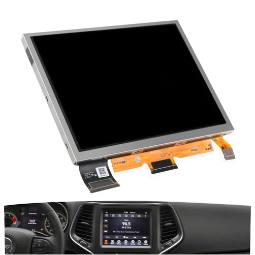 LEMON SHARK Upgraded 8.4” uconnect 4 4C UAQ LCD Touch Screen Navigation Digitizer for 2018-2023 Jeep Dodge Challenger Grand Chrysler Cherokee RAM Trucks Display # TDO-XGA0840 TDO-XGA084 68388570AB