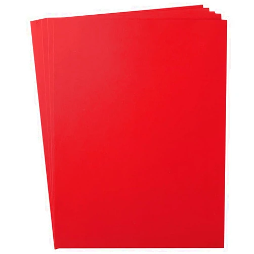 Topeen 30 sheets Cardstock Paper 8 1/2 x 11 Inches for Crafts and Invitations (Red)