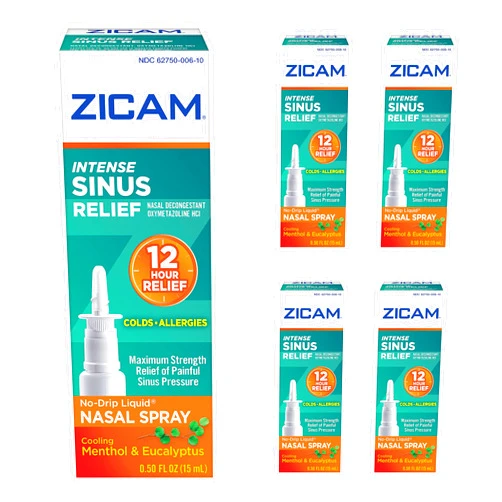 Zicam Intense Sinus Nasal Size .5z Zicam Intense Sinus Relief Nasal Gel .05z