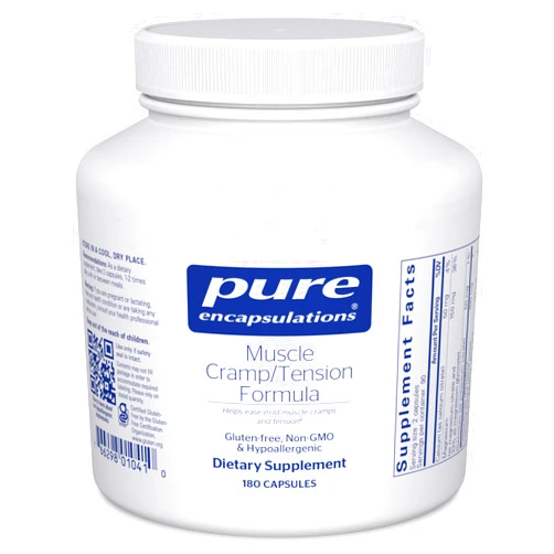 Pure Encapsulations Muscle Cramp/Tension Formula | Hypoallergenic Supplement to Reduce Occasional Muscle Cramps/Tension and Promote Relaxation | 180 Capsules