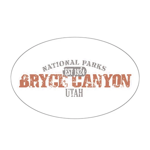 CafePress Bryce Canyon National Park UT Sticker (Oval 50 pk)