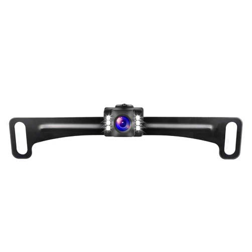 GLK Car Backup Camera HD Rear View Camera License Plate Backup Camera with Wide View Angle 6 LED Night Vision Waterproof Front & Back up Camera, Guide Line On/Off
