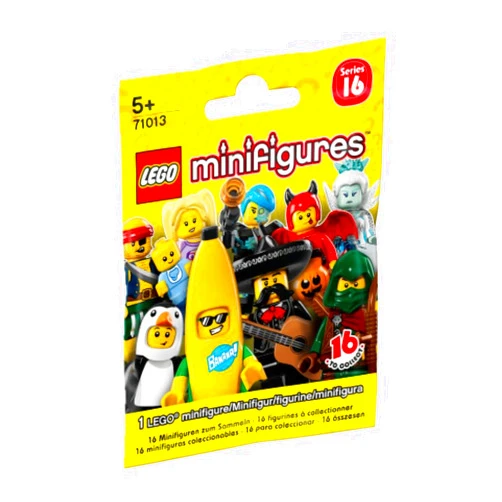 LEGO Series 16 Minifigures Blind Bag (Styles Vary, Sold Individually) - 71013, 5+ years