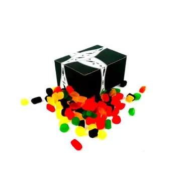 Black Tie Mercantile Gustaf's Wine Gums, 2.2 lb Bag in a BlackTie Box