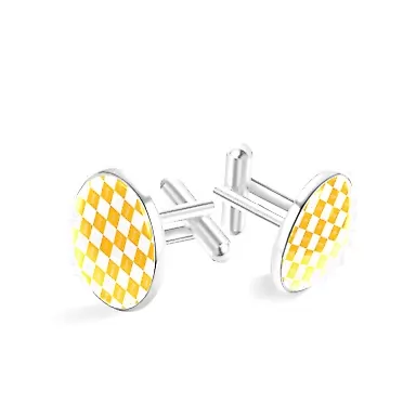 GUEROTKR Cufflinks Wedding Vintage Unique Business Shirt Cuff Links Check Peace Love Joy Hope Yellow mens cufflinks for men