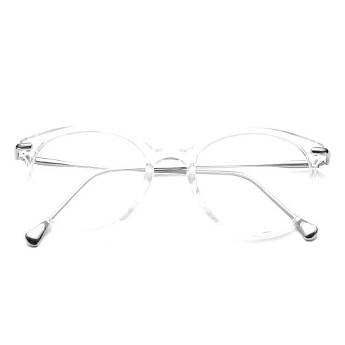 COASION Vintage Round Clear Glasses Non-Prescription Eyeglasses Frames for Women Men