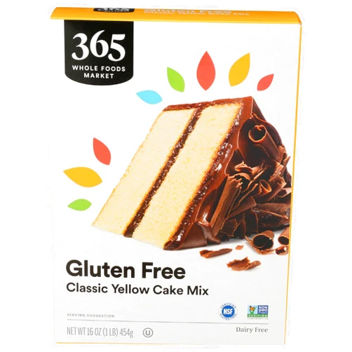 365 by Whole Foods Market, Gluten Free Yellow Cake Mix, 16 Ounce