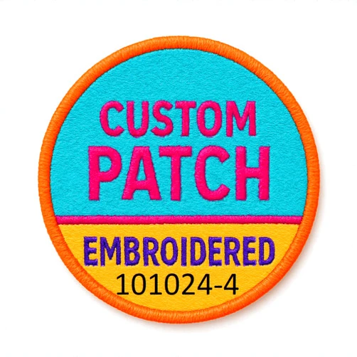 Cilora Custom Embroidery Patch Logo Design Badge for Jacket, Hat, Back Pack, Denim, Uniform, Tshirt, Hoodies 101024-4