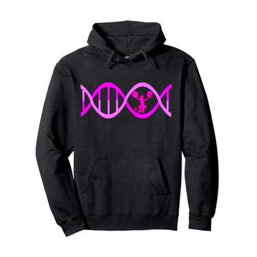 Süße Cheerleaderin Choreographie Team Geschenkidee Cheerleader DNA Strand Cheerleading Genetic Dancer Pullover Hoodie
