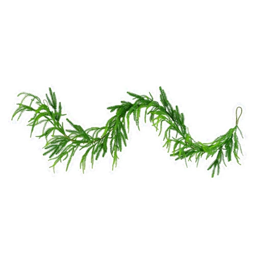 SYlibes Real Touch Norfolk Pine Garland Christmas Decorations Indoor Evergreen Garland Realistic (220CM)