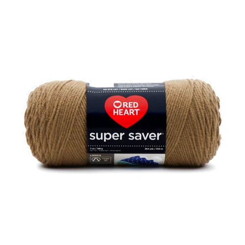 RED HEART Super Saver Yarn, Cafe Latte