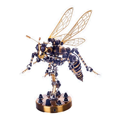 PeleusTech Metal 3D Puzzle Kit DIY Insect Kit Wasp 3D Metal Puzzle Model Kit