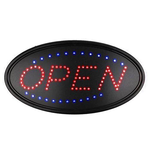 Ceybo Ultra Bright Open Neon Light Sign For Business Window, Storefront Door, Salon, Bar and Shop, 19