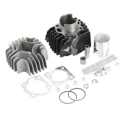 SLMOTO Fit for Suzuki JR50 Cylinder Piston Gasket Head Top End Kit 1978-2006 2004 2005 50cc